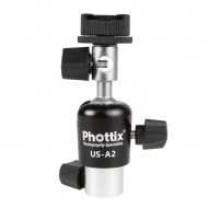 Pottix US-A2 Blitz- und Schirmhalter Foto-Studio