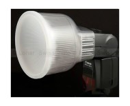 Lambency Diffusor P4 Set mit Dome und Chrome Canon 600EX, 580EX II Nikon SB910 Sony F58