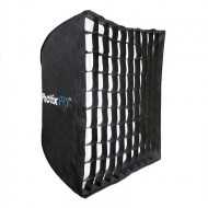  Phottix Pro Easy Up HD Umbrella Softbox mit Grid 70x70cm