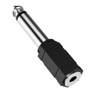 Audio-Adapter Klinke, 3,5-mm Buchse  auf 6,5mm Stecker Mono