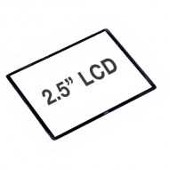 2,5 Zoll Kamera Displayschutz  aus bruchsicherem Glas für Kameras mit 2,5" LCD