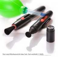 4-1 Phottix Kamera Reinigungs-Set mit Spezial-Pinsel Microfaser-Tuch und Blasbalg