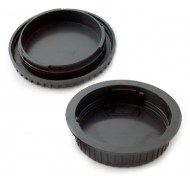 Gehäuseabdeckkappe Typ R-F-3, Objektivrückdeckel Typ E Set zu Canon EOS EF, EF-S