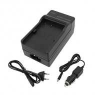 Akku Ladegerät mit Autoadapter für Olympus Akku LI-70B