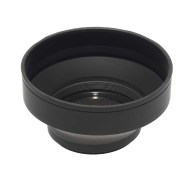 3-Stufen Gummi Gegenlichtblende für Objektive mit 55mm Filterdurchmesser 