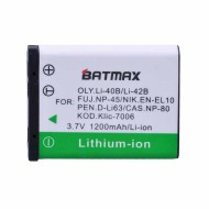 Akku Batmax NP-80, EN-EL10, NP-45, LI-42B