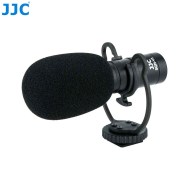 JJC SGM-V1 Richtmikrofon für DSLR- und Videokameras mit Zubehör