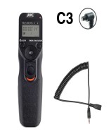 Timer JY-MC C3 Intervallauslöser für Canon R5, 6D II, 7D II, 5D III, 5D IV, 5Ds, 50D, 1D MK I-IV u.a.